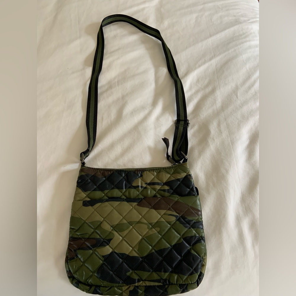 Quilted Camo crossbody bag